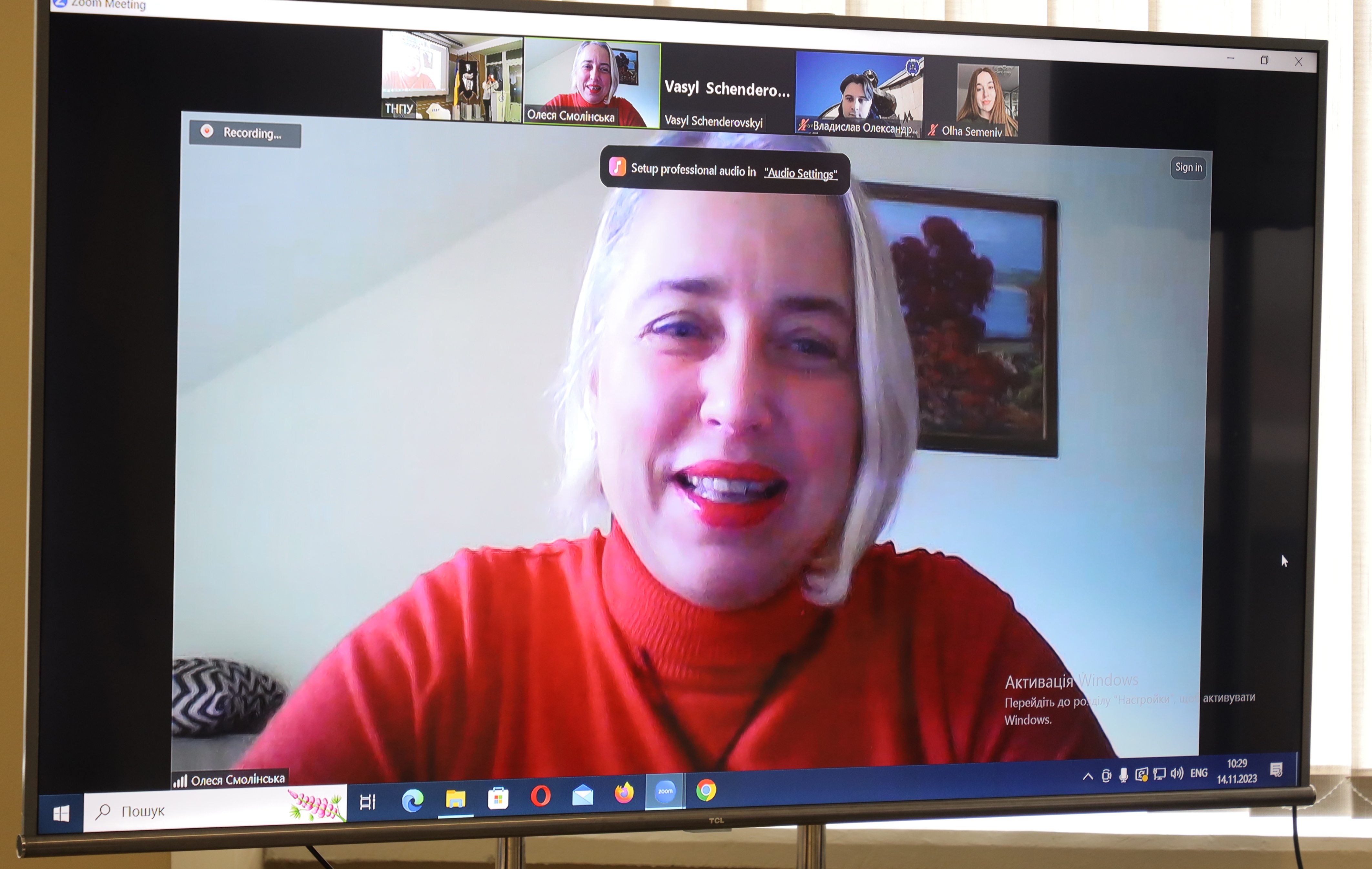 Професорка Олеся Смолінська - співорганізатор конференції